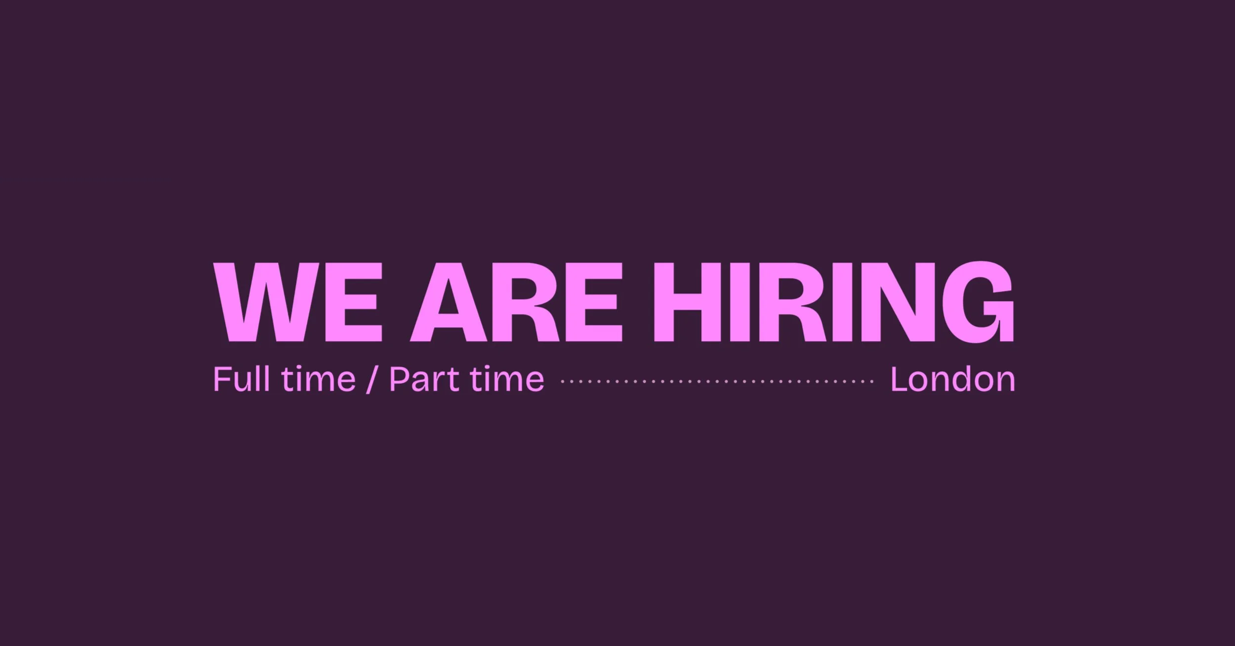 WE’RE HIRING: ACCOUNT EXECUTIVE