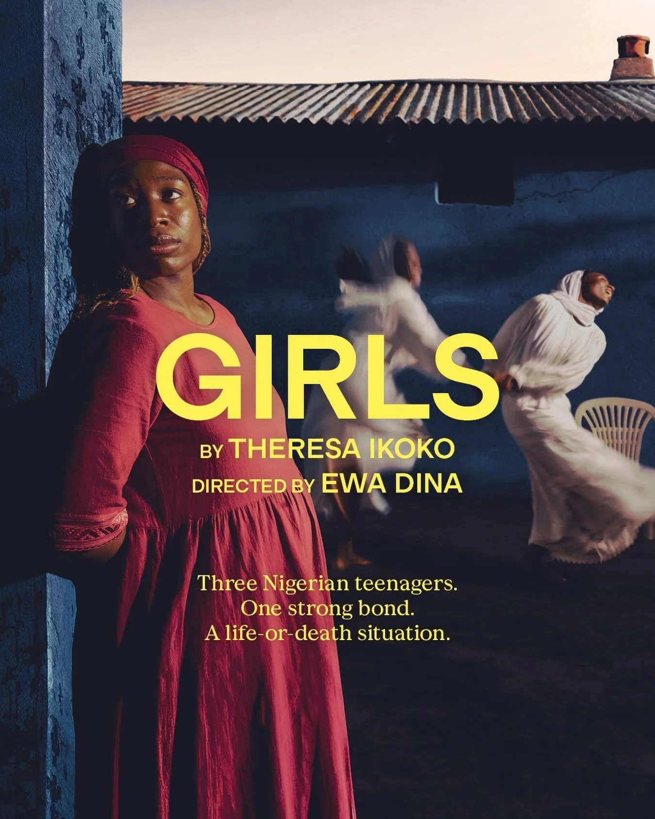This autumn, #Girls comes to the @youngvictheatre. #TheresaIkoko&rsquo;s powerful play, directed by 2026 JMK Award winner @auntieewa, follows three friends navigating friendship, faith, identity and survival after being kidnapped in Nigeria.

Running