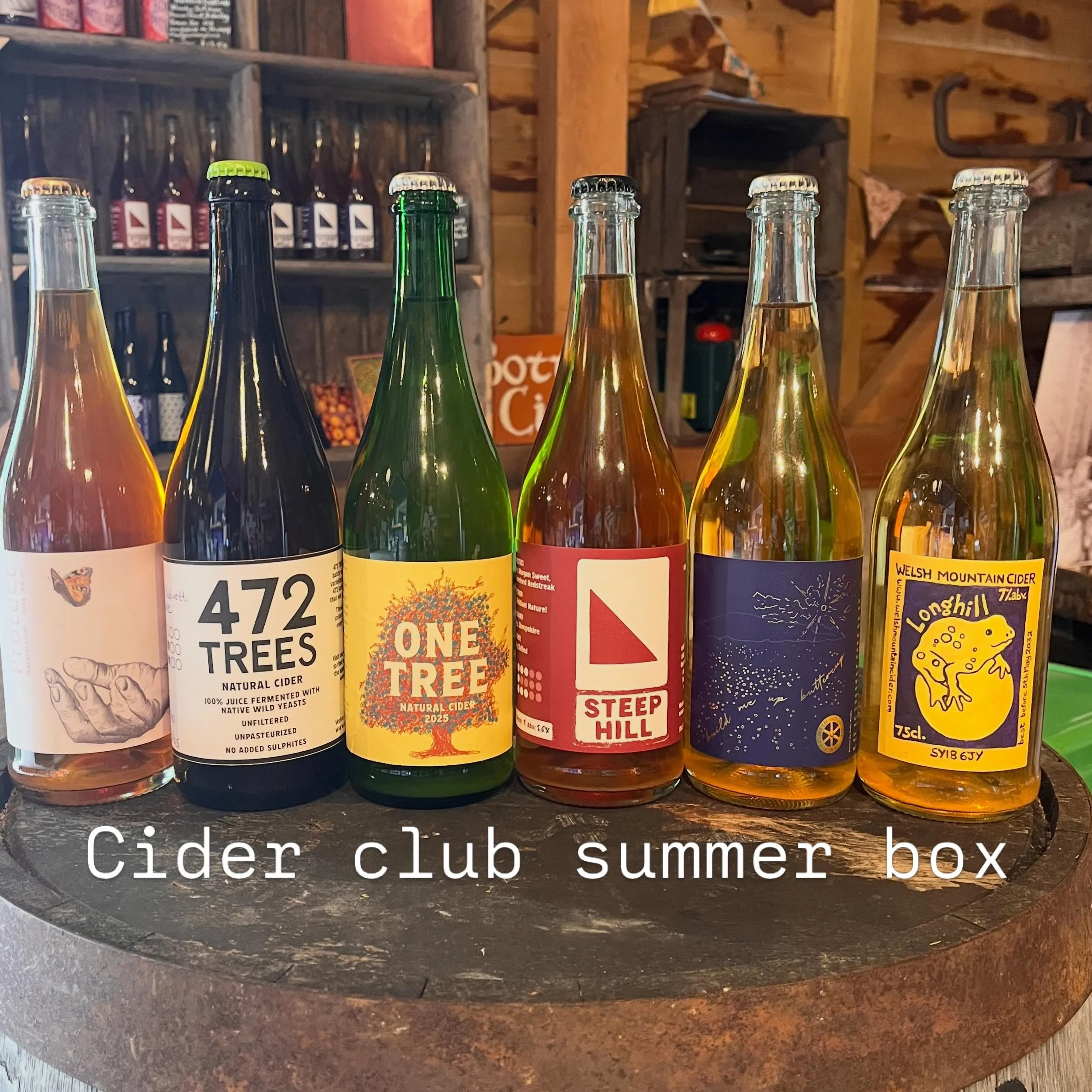 Have you joined our cider club yet?
Sign up for 6 or 12 bottles delivered to you three times a year.  Get all of our new releases at a fantastic price, as well as a 15% discount on all additional orders.

We value each and every cider club member, an