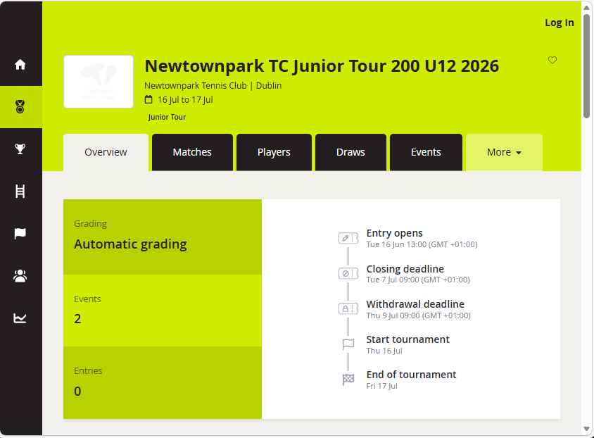 Newtownpark Junior T200