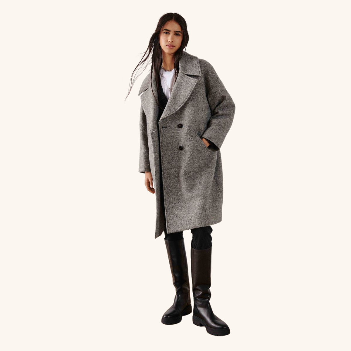   Ba&amp;sh Wistle Coat, $451.50  