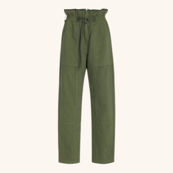   Sea Stan Belted Twill Straight-Leg Pants, $285  