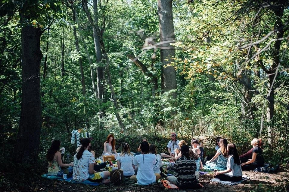 Outdoor Kakao Zeremonie