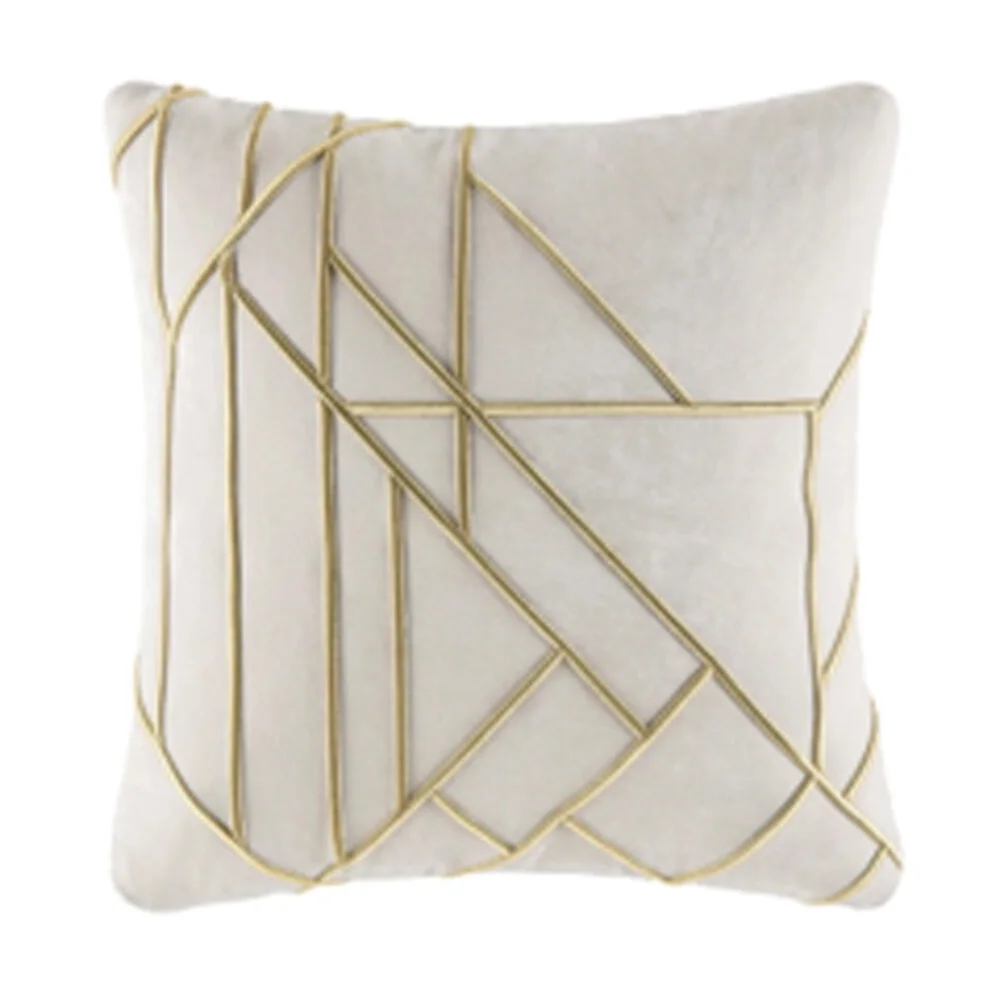 Cushion - Art Deco - Ivory and Gold