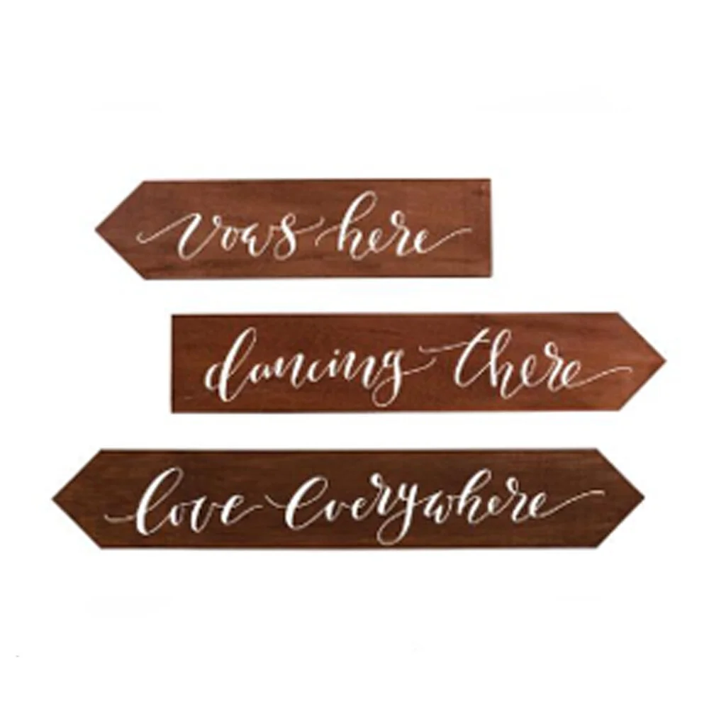 Direction Signage Set - Calligraphy - Assorted