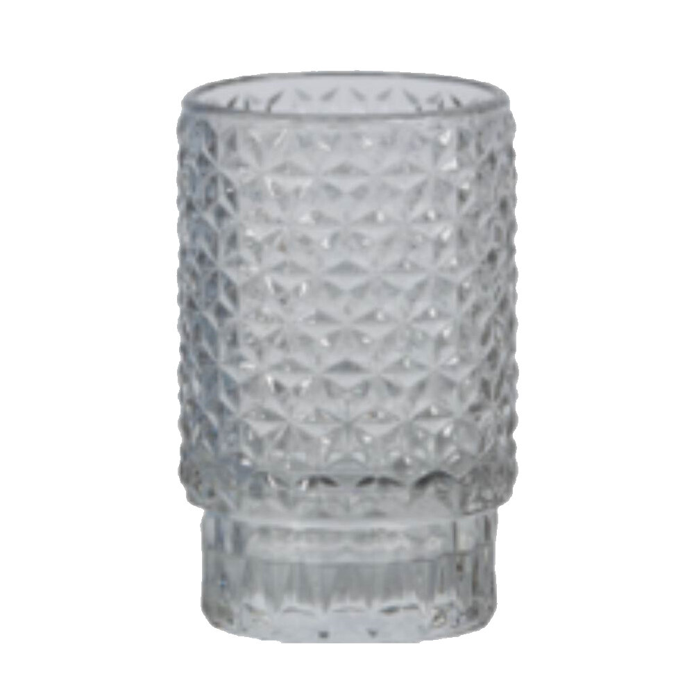 Tealight Votive Grooved- Pale Grey.jpg