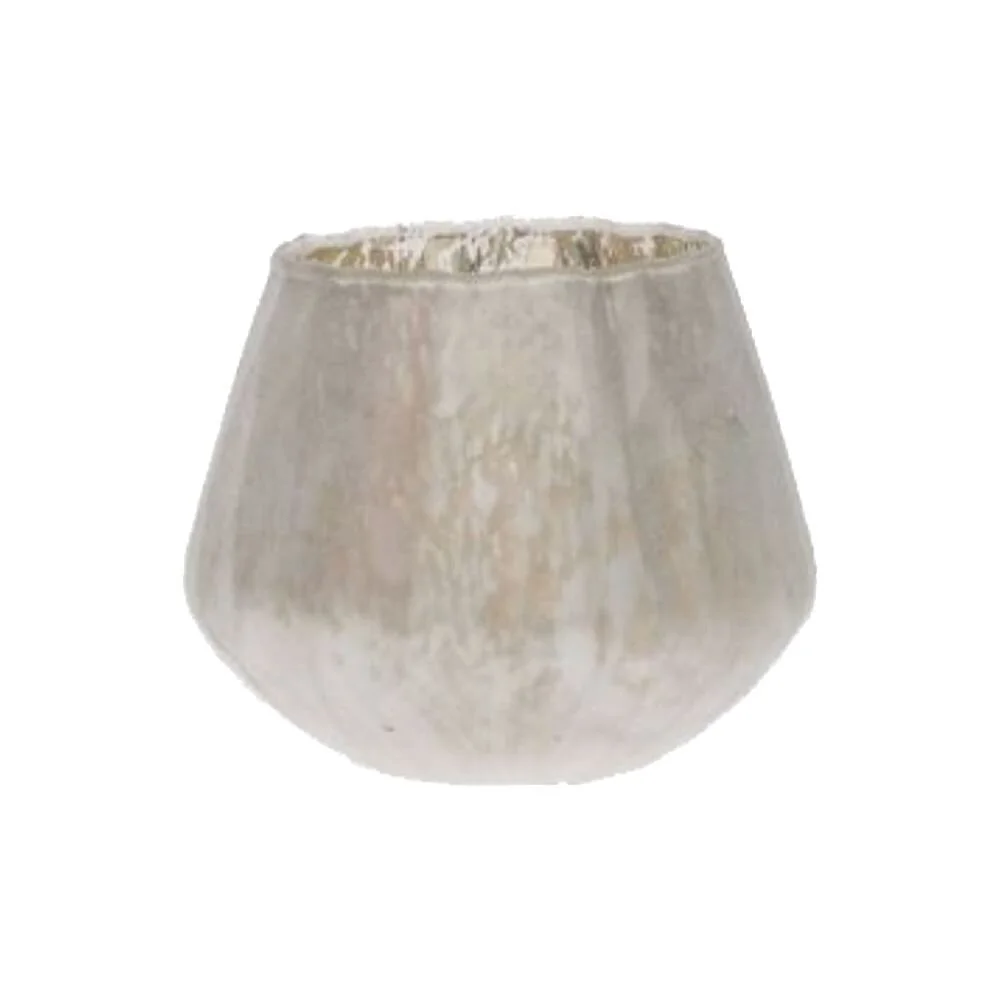 Votive Felt - White and Gold