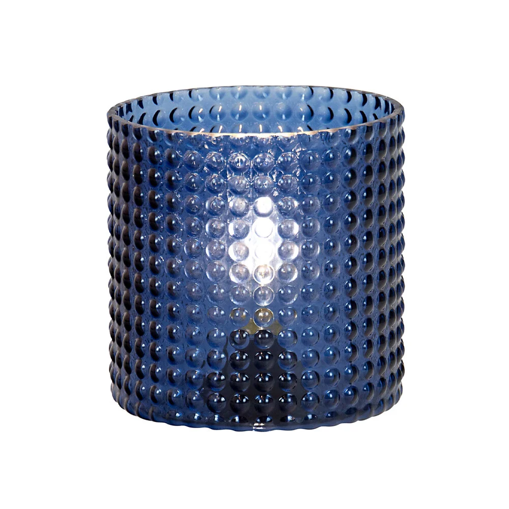 Hurricane Bubbled Glass - Royal Blue