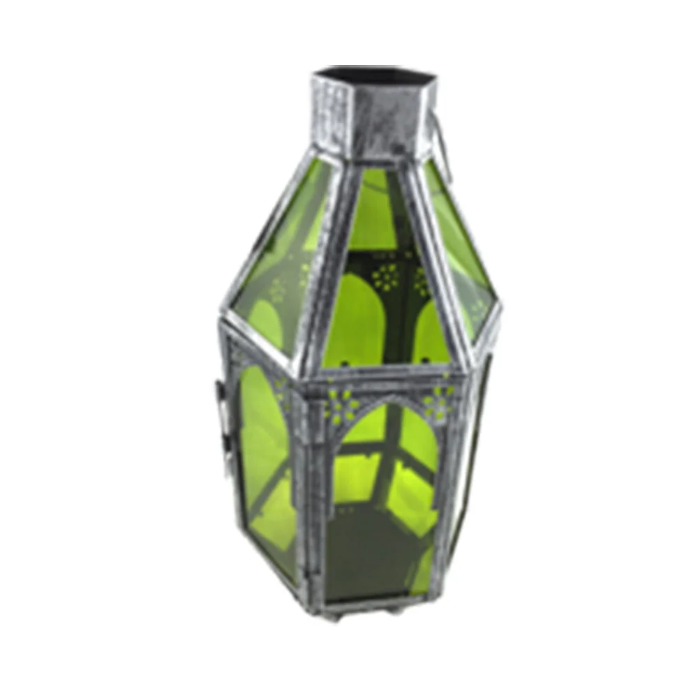 MOROCCAN LANTERN - GREEN - 33cmH x 14cmD.jpg