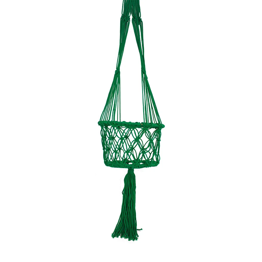 HANGING PLANT HOLDER MACRAME - GREEN - 23cmW x 108cmH.jpg