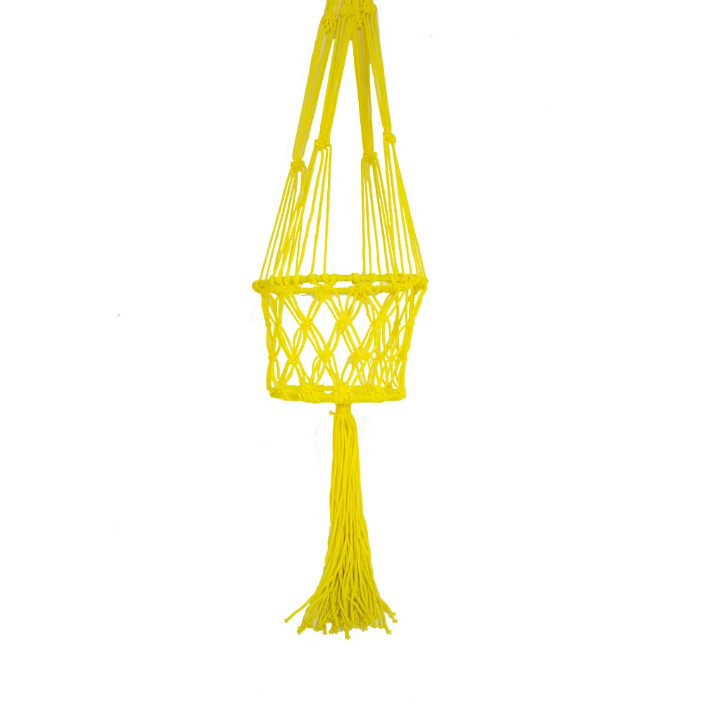 HANGING PLANT HOLDER MACRAME - YELLOW - 23cmW x 108cmH.jpg