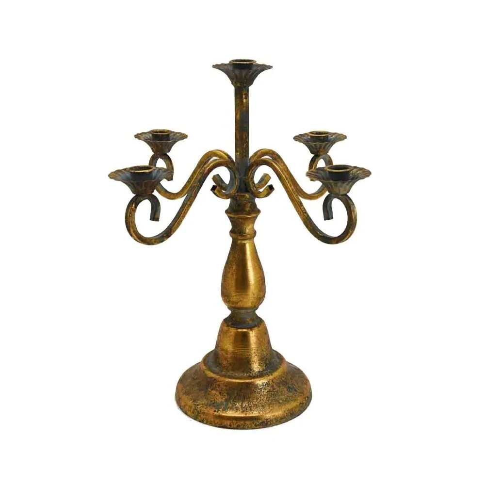 Candelabra 5 Arm - Gold