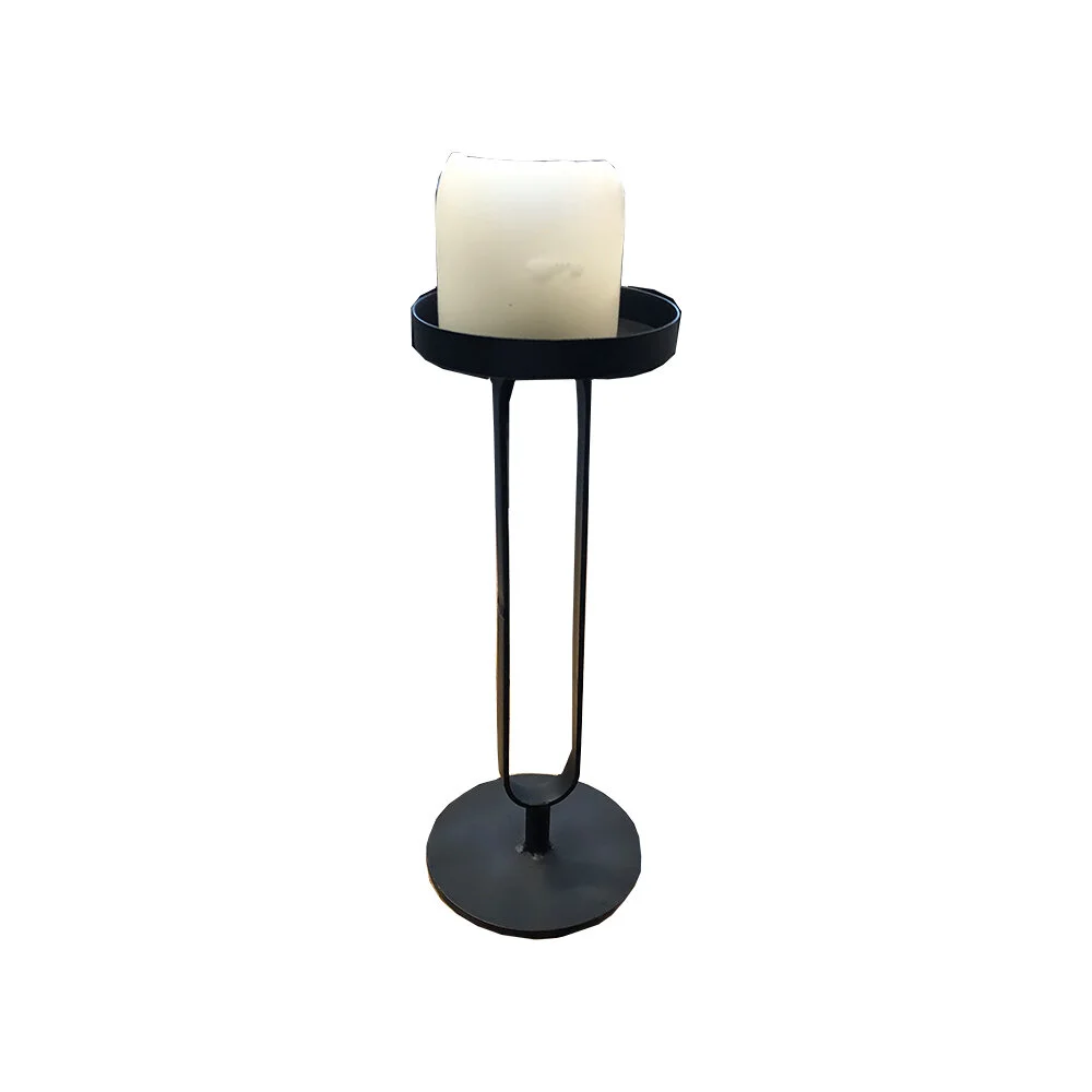 Candlestick Modern Wire - Black