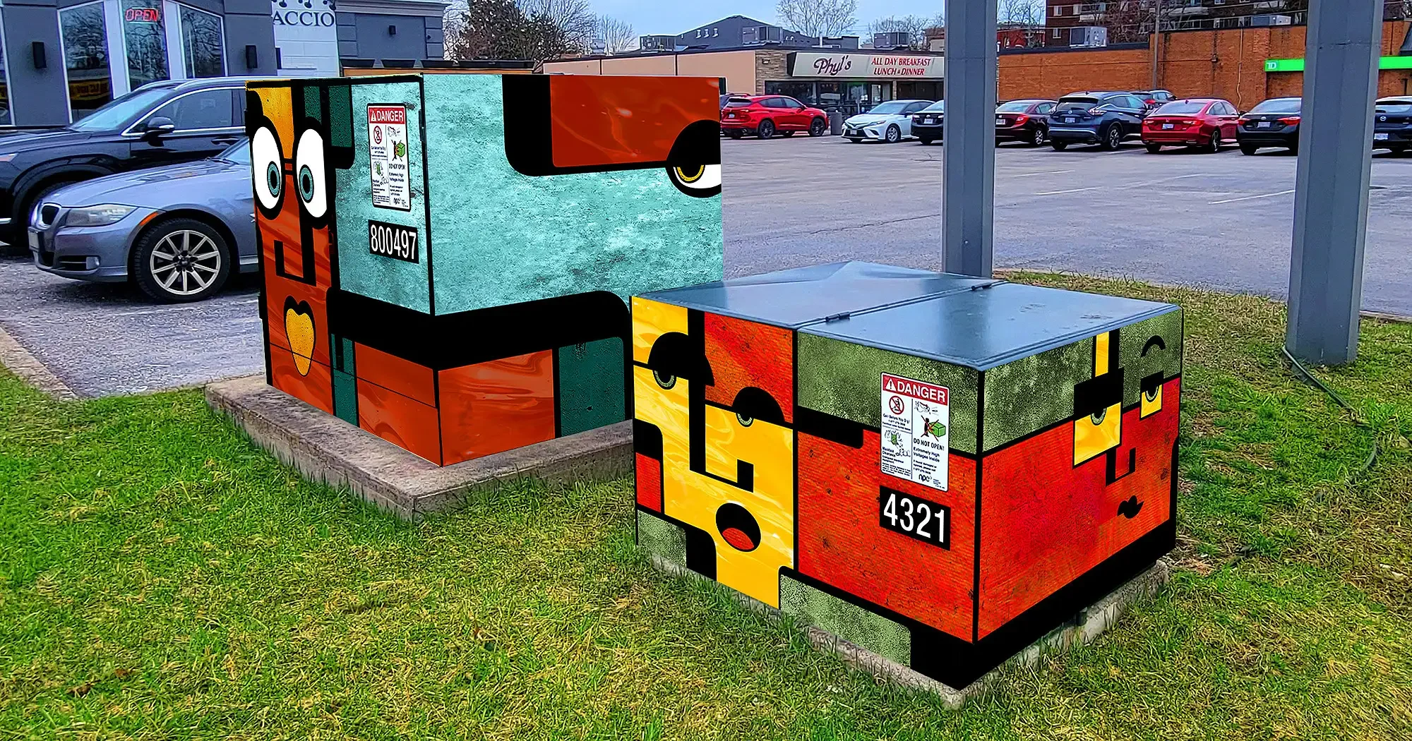 Utility Box Art 2026 - Carpaccio Restaurant