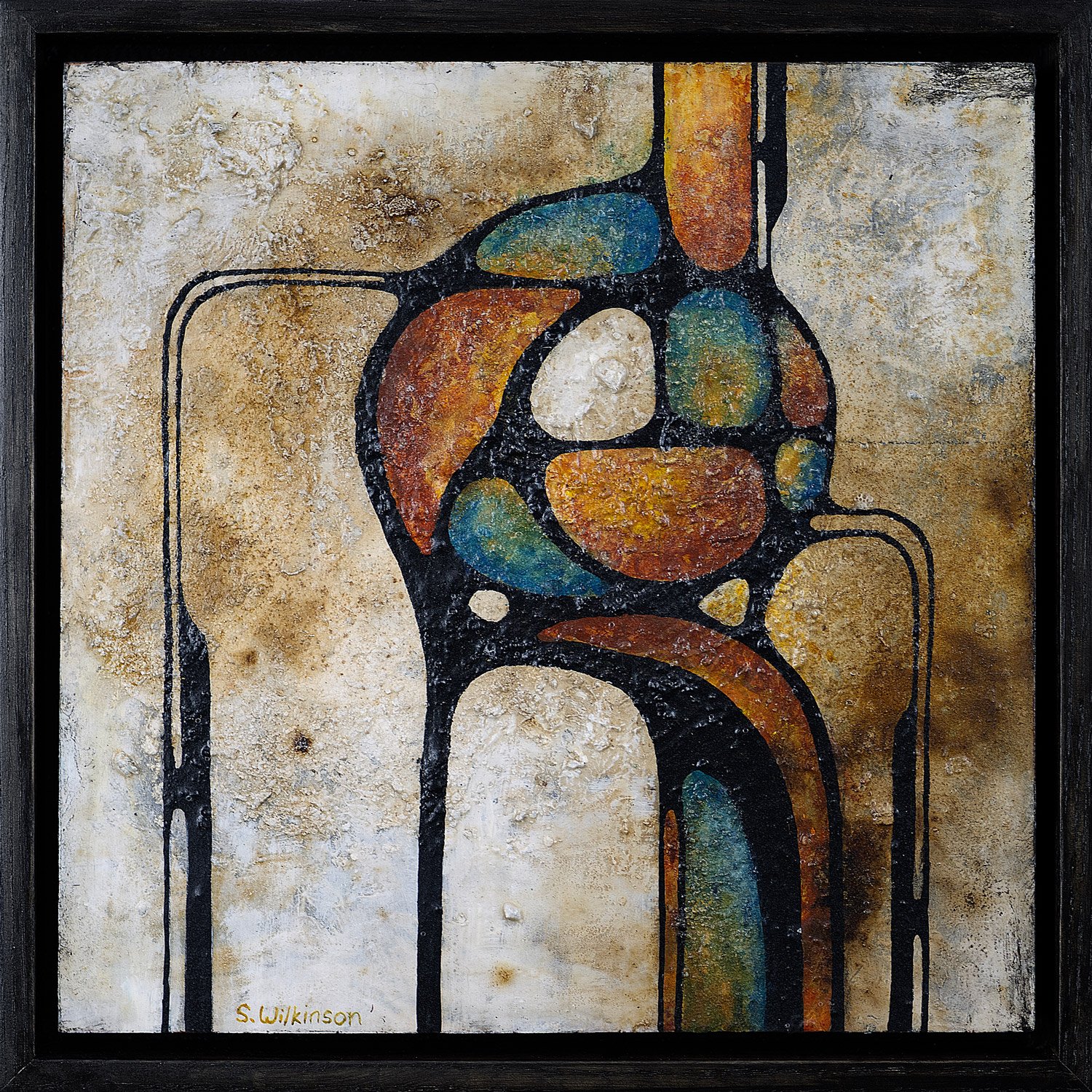 Embrace | 11.25" x 11.25" x 2" Framed