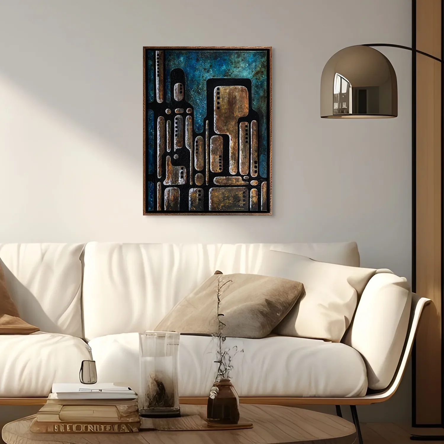 Made with Coffee | 19.25" x 25.25" x 2" Framed - Sonia Wilkinson