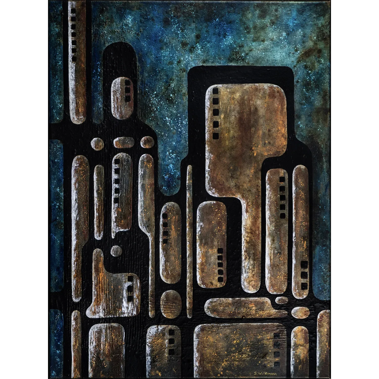 Made with Coffee | 19.25" x 25.25" x 2" Framed - Sonia Wilkinson
