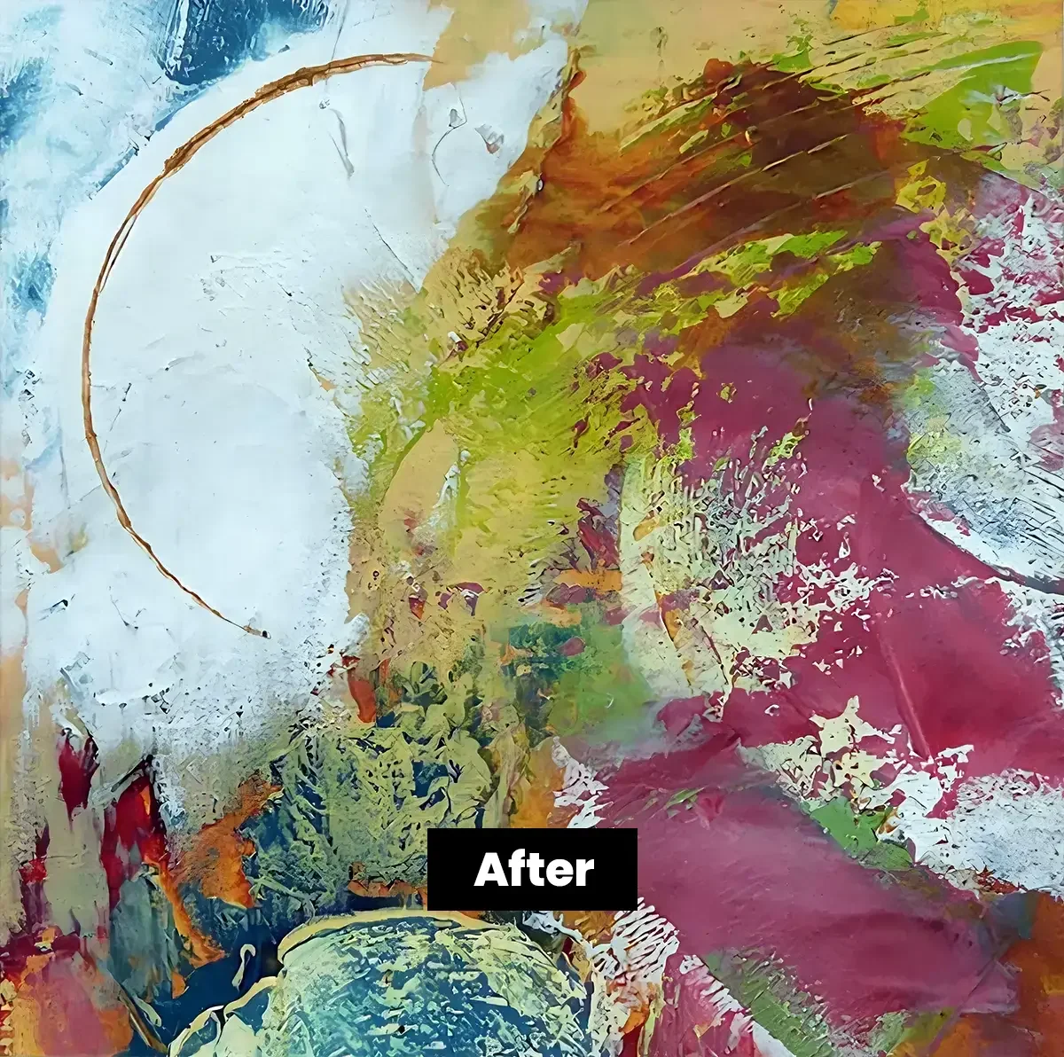 Cara Lawson-Ball - Mini Cold Wax Painting - After (Copy)