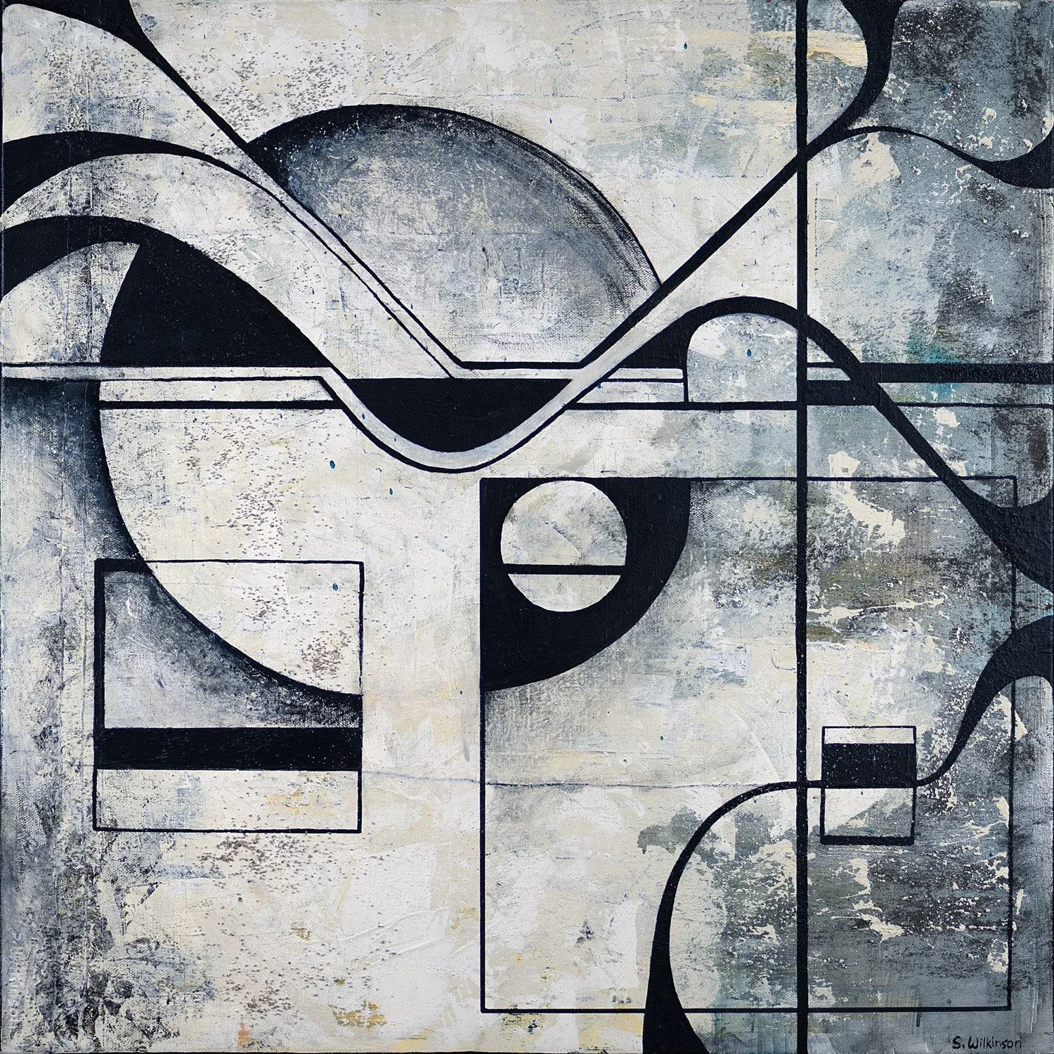 Acid Trip | 25.25" x 25.25" x 2" Framed - Sonia Wilkinson