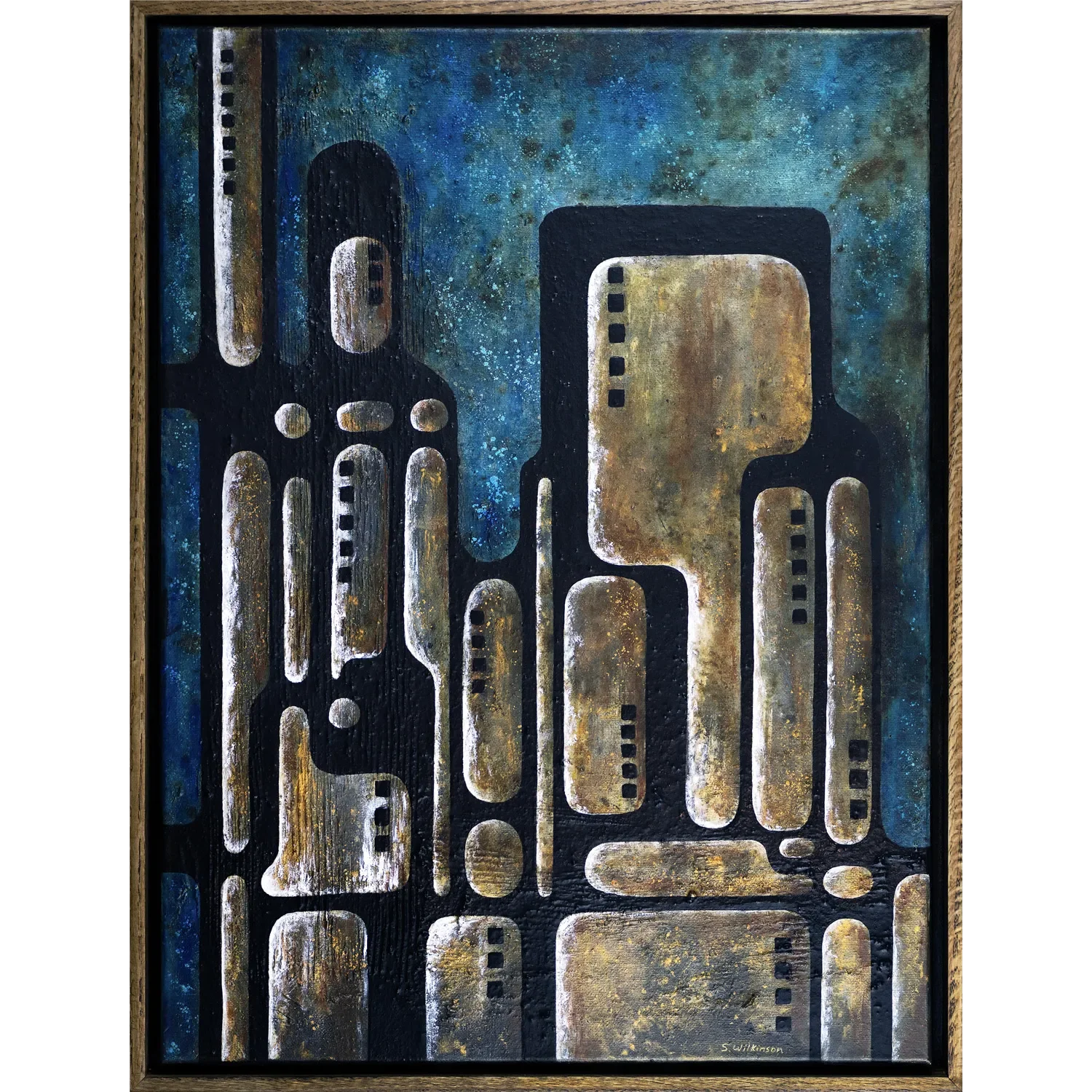 Made with Coffee | 19.25" x 25.25" x 2" Framed