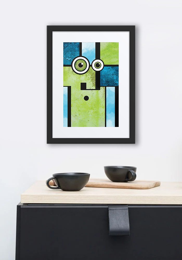 Framed Fine Art Paper Print (with matting)