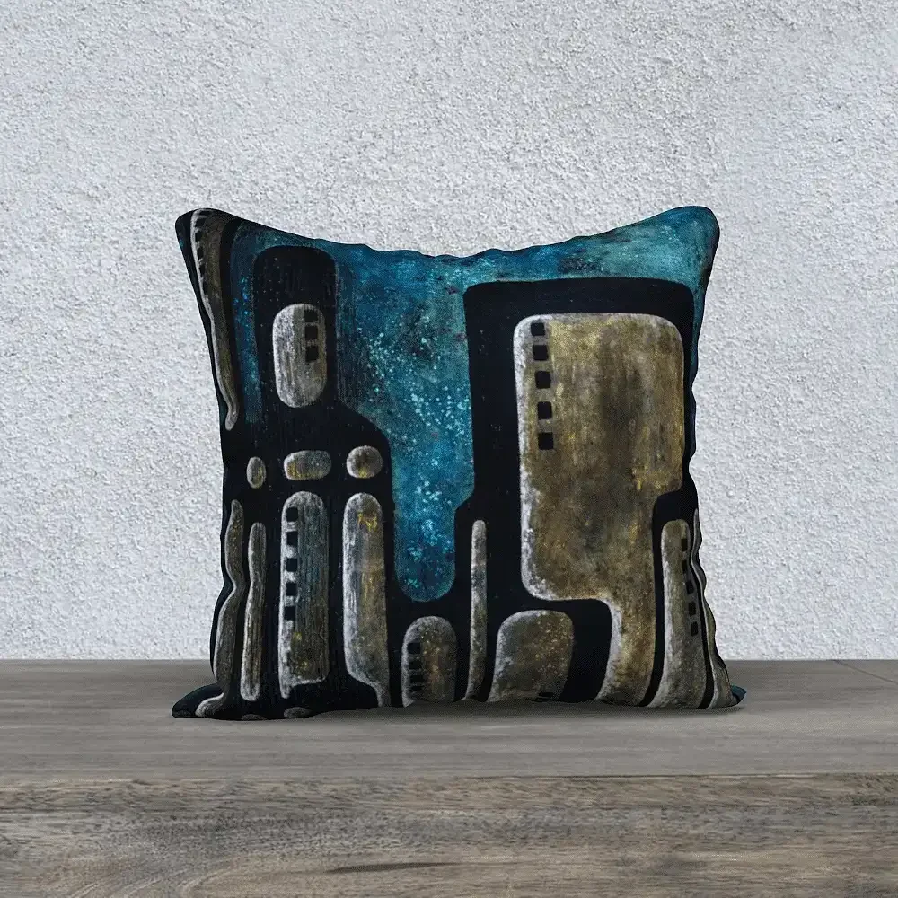Made with Coffee | Pillow Cover | 18x18in