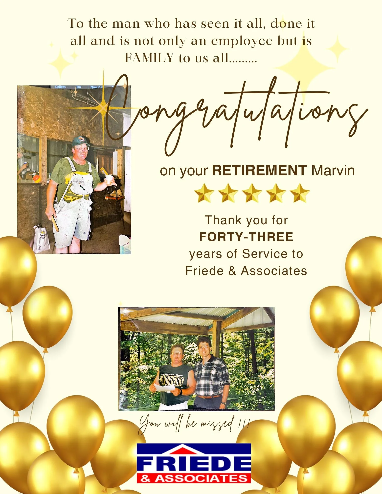 Celebrating Marvin Bengston’s Incredible Career at Friede &amp; Associates