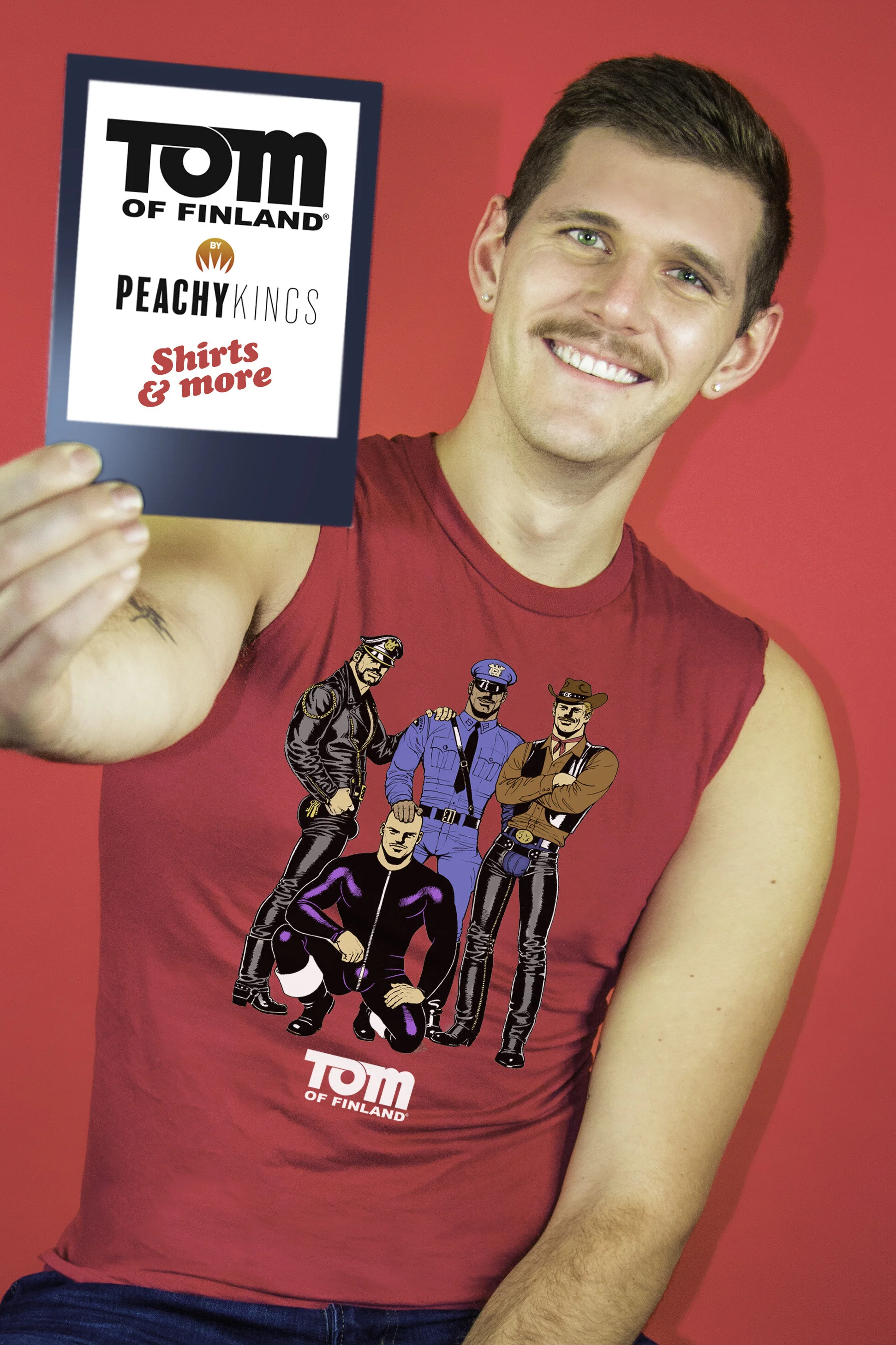 TOM OF FINLAND LEATHER MEN T SHIRT.jpg
