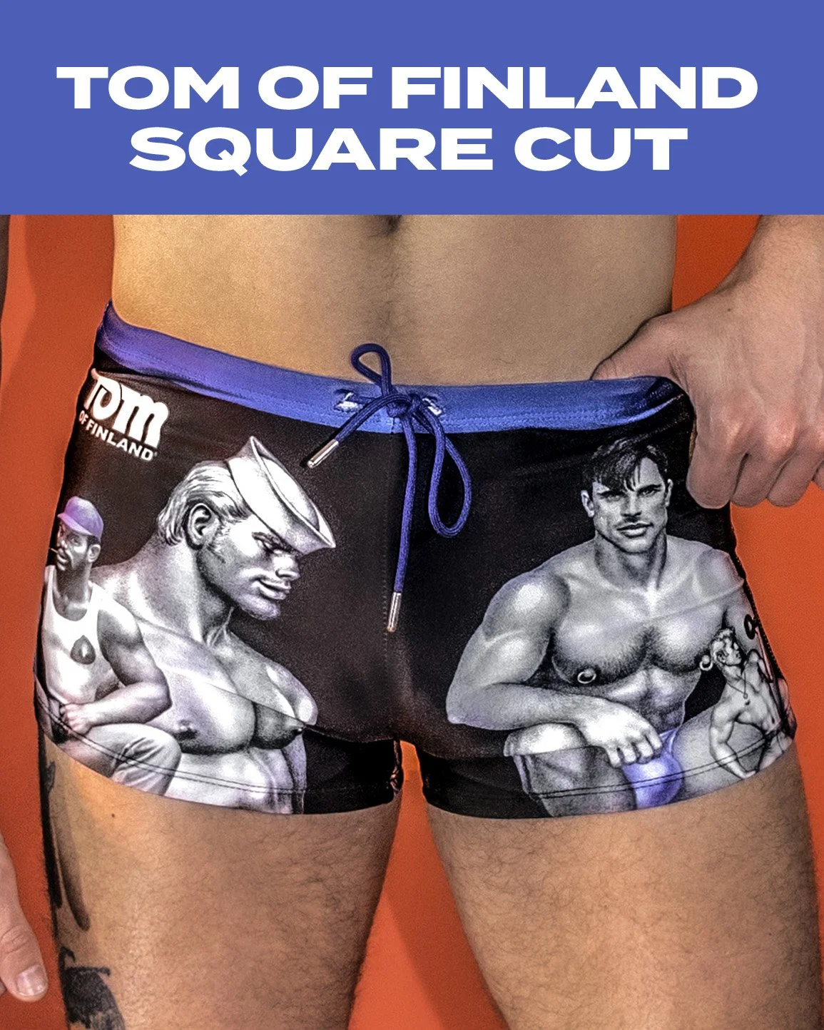Tom of Finland Square Cut Swim Suit (ships early June)