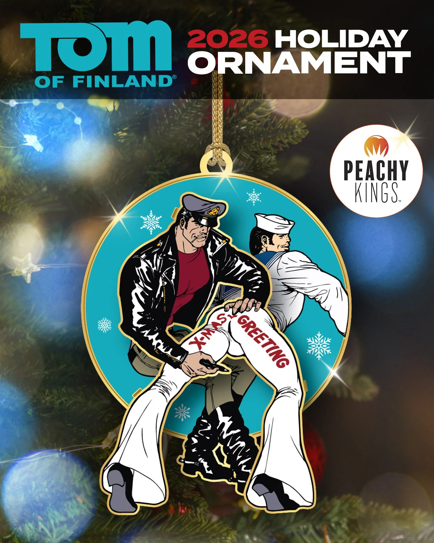 Tom of Finland 2026 Holiday Ornament (Pre-Sale)
