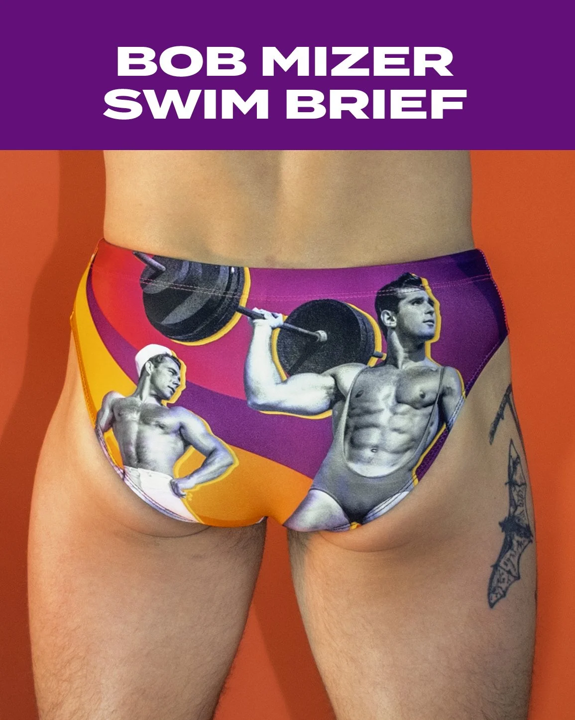 Bob Mizer Muscle Men Swim Brief (ships early June)