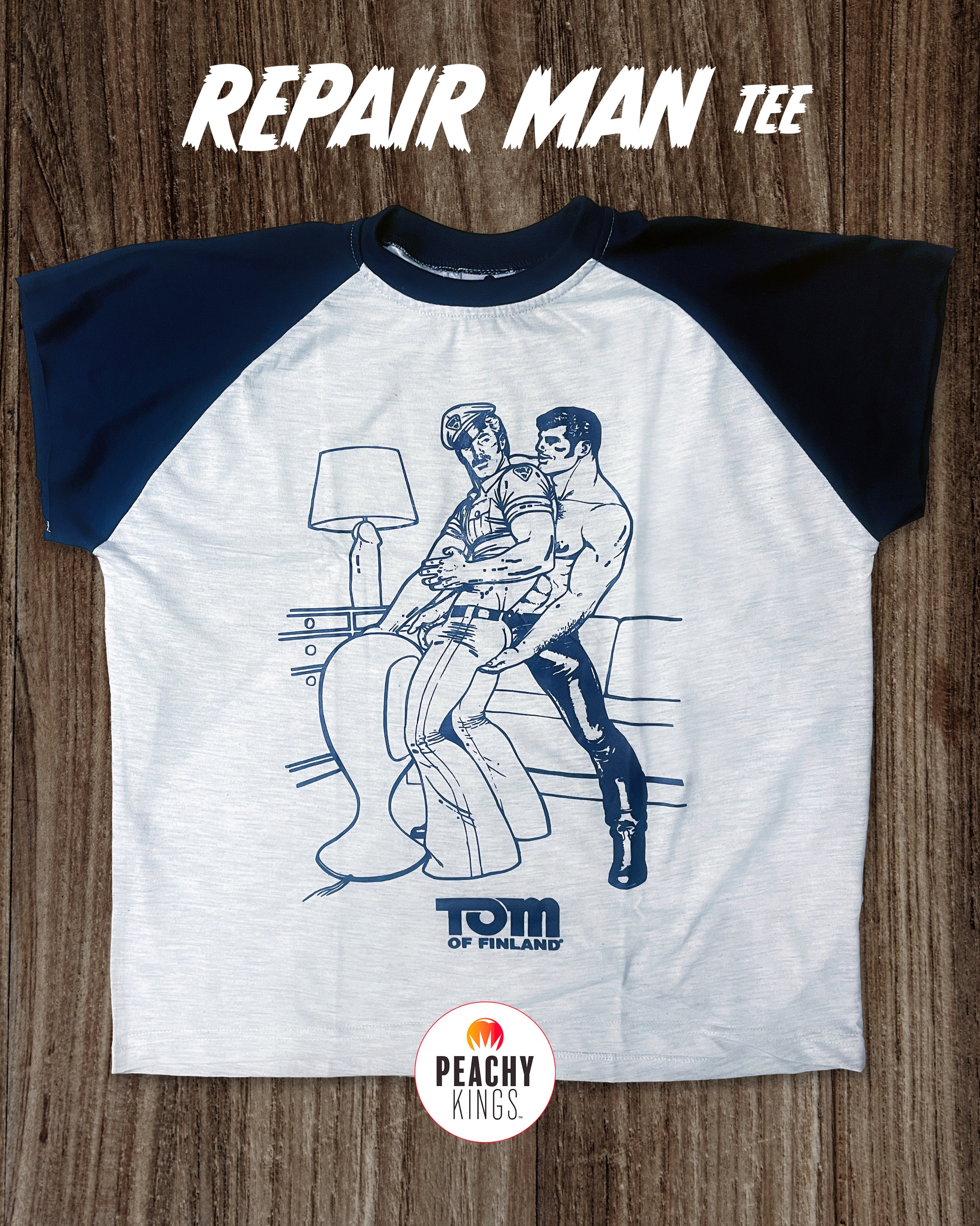 Tom of Finland "REPAIR MAN" Ringer Tee