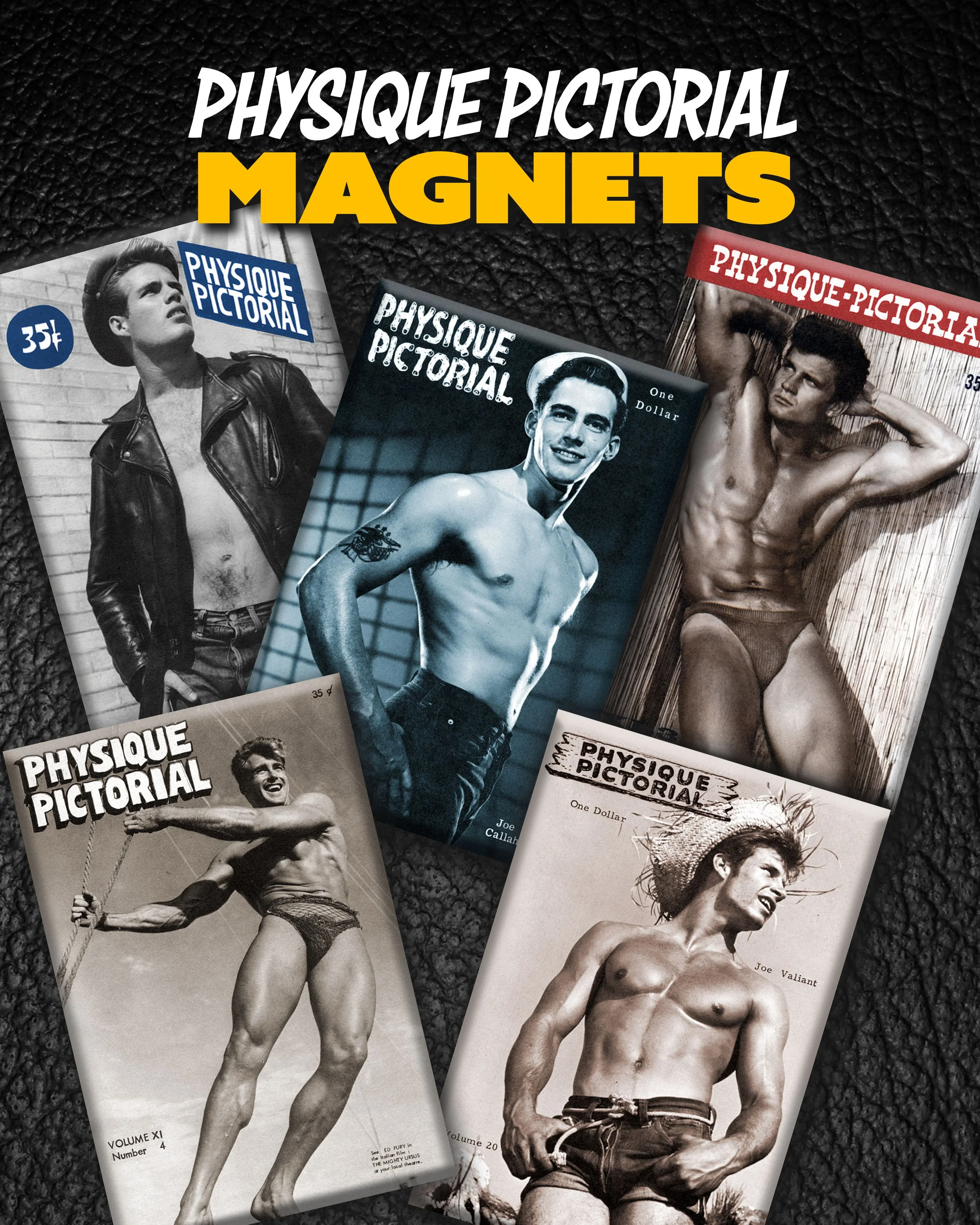 Physique Pictorial Bob Mizer Magnets