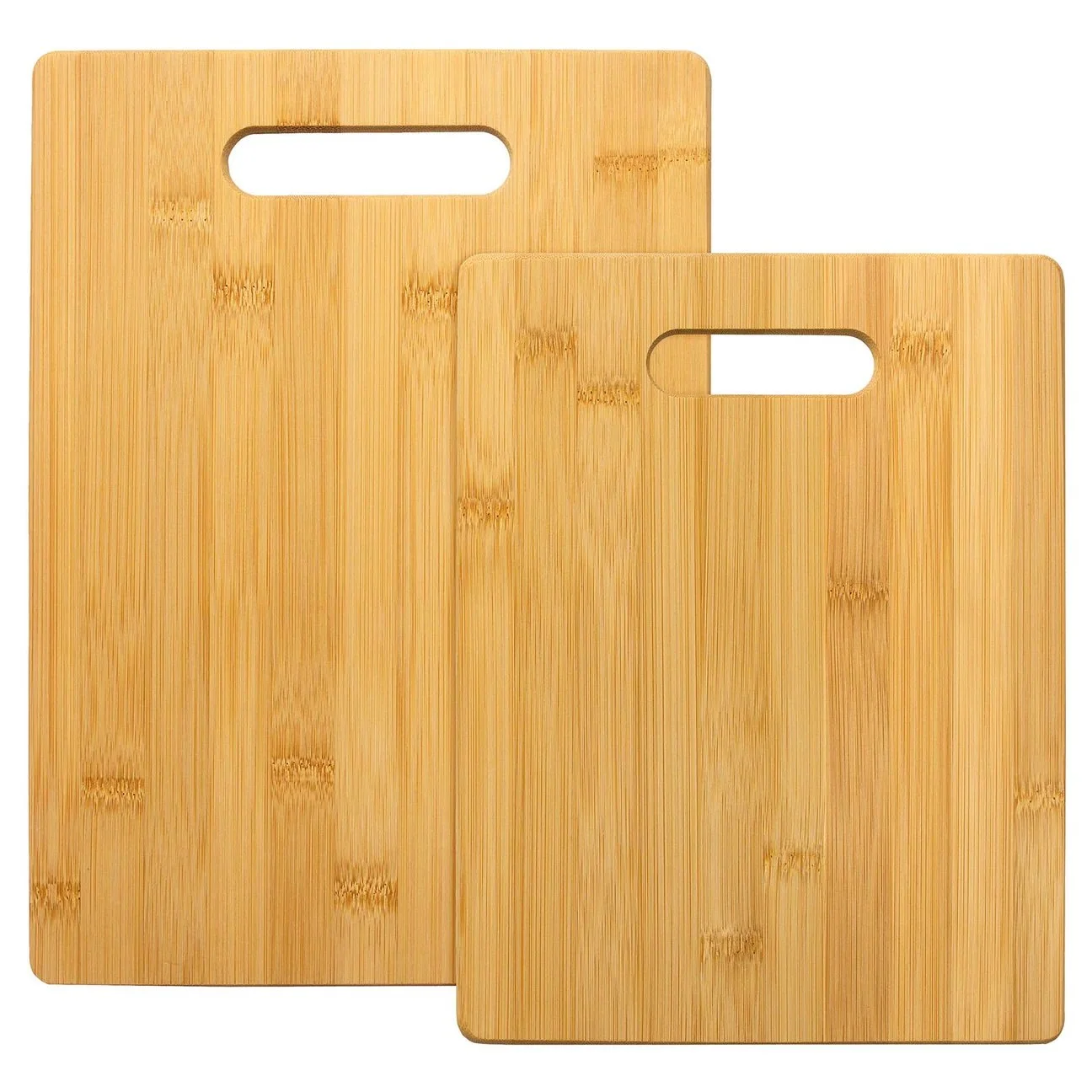 2-Piece Bamboo Cutting Board Set