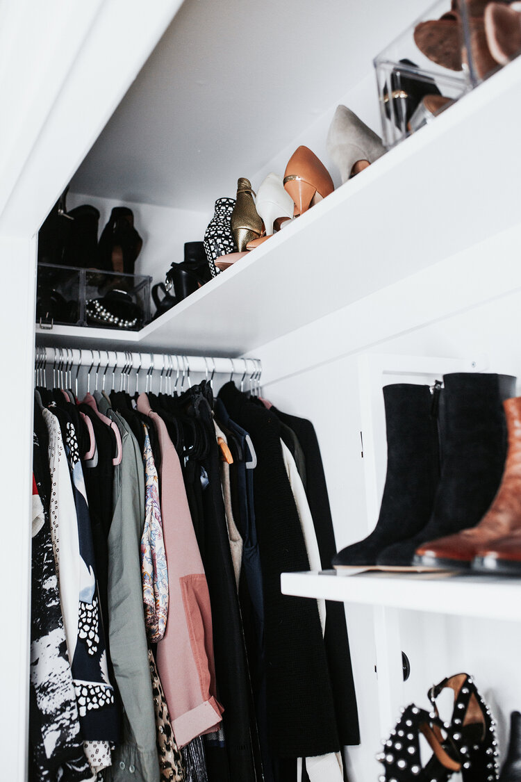 DIY Closet Idea - small reach-in closet renovation - meg biram