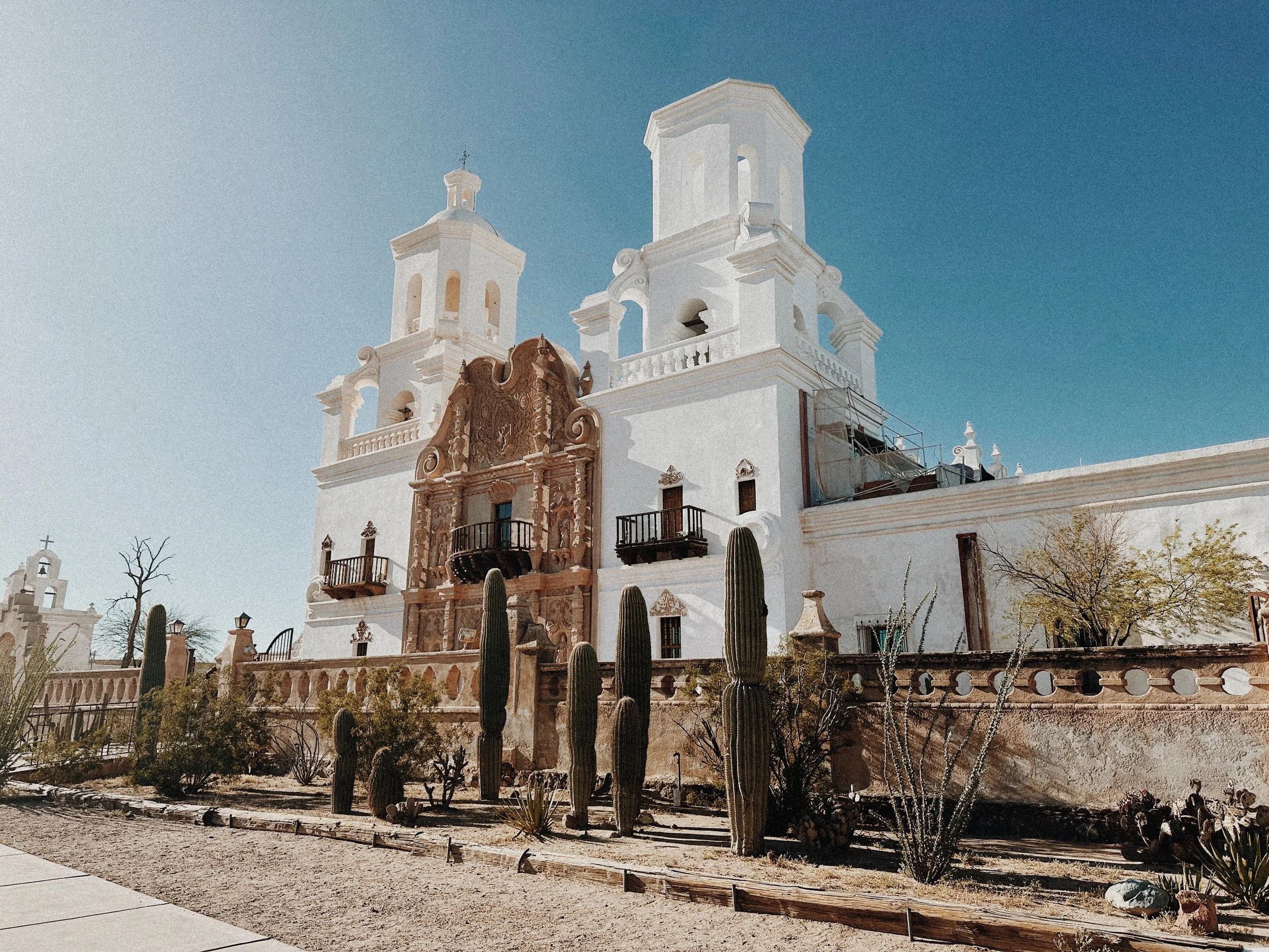 "San Xavier Del Bac Mission" Photo Print