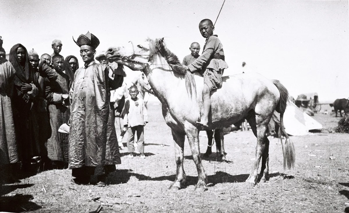  Lama with the winning pony, Barga (?) Obo festival 1930/Holmes 