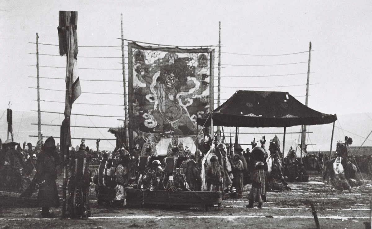  Var. Scenes from the Tsam at Mantsershir Lama Monastery (s. Of Bogdin Ola) 1927/RUS 