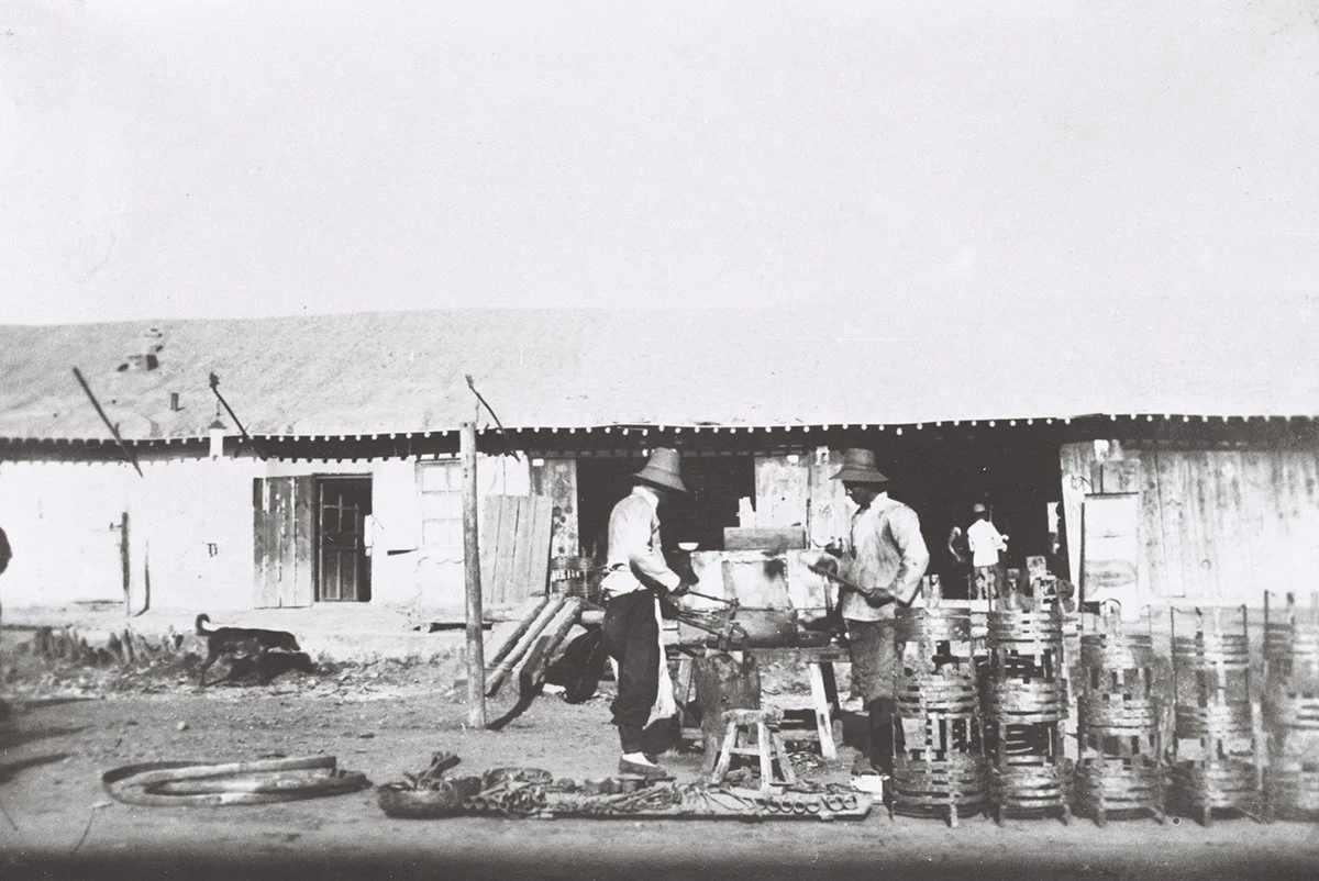  Chi. Blacksmiths with store of Mong. Firegrates, Urga 1925/RUS 