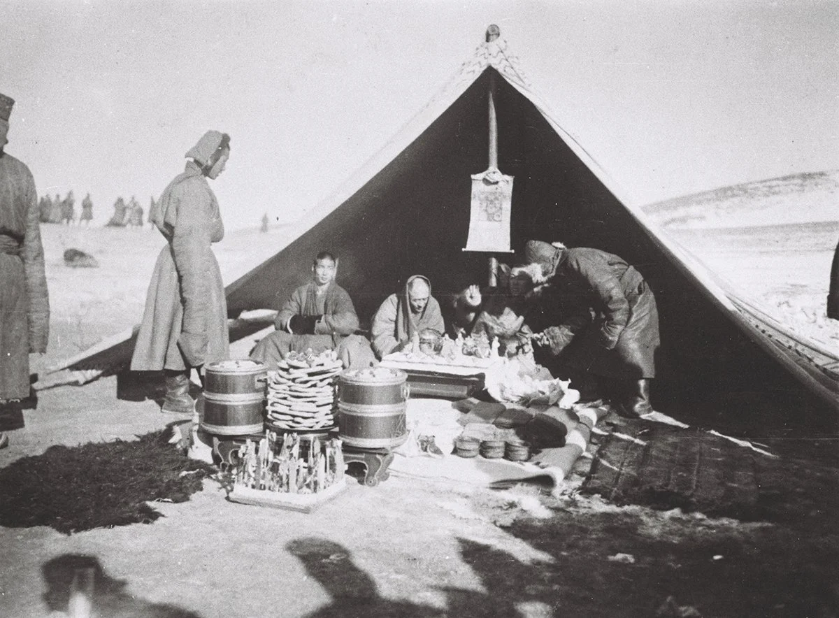  Tserin Dorji’s funeral &amp; grace, Urga 1928/Schönauer 