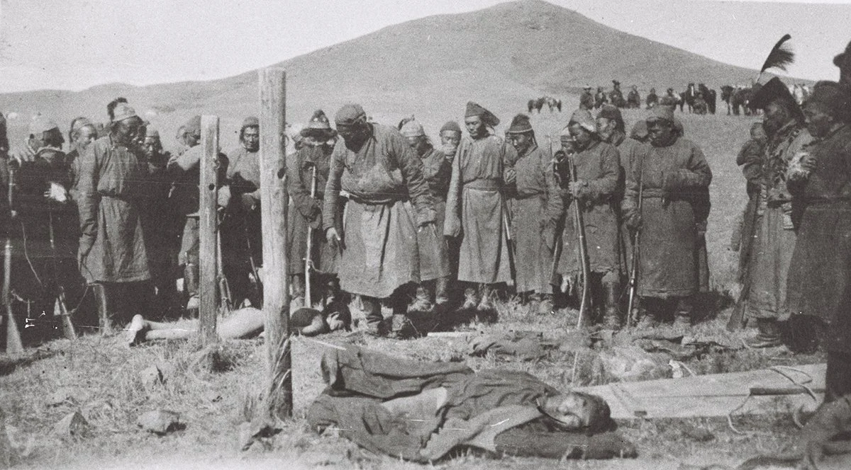  Both the executed men on the ground/H. Lucander 