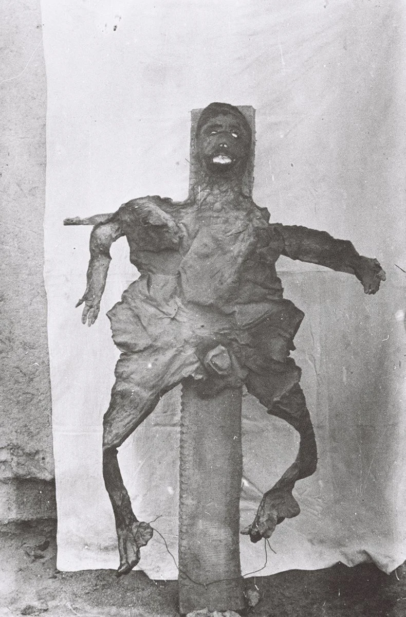  The skin of a Kirghiz chief found in Sha-lama’s yurt/Russ officer 