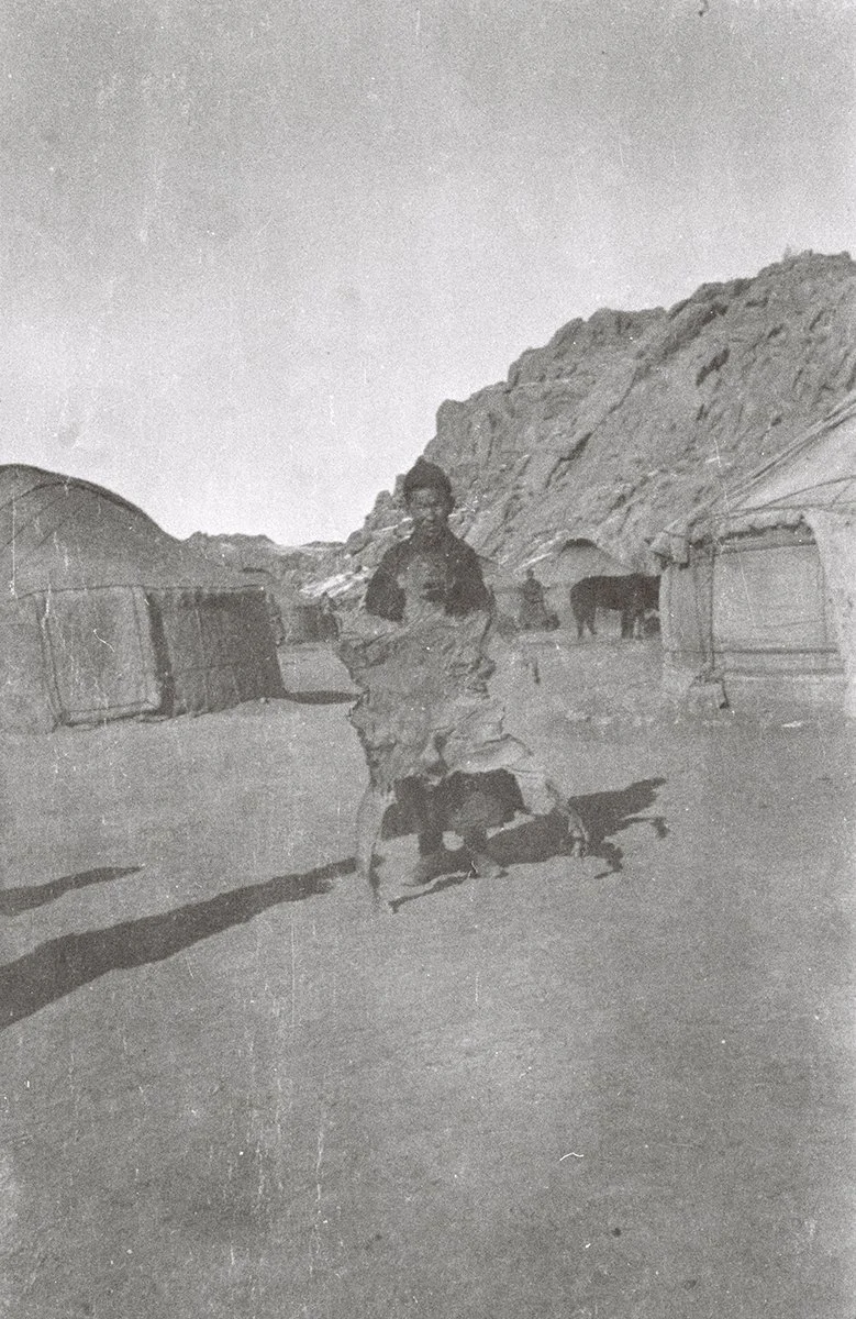  The above skin with a Mongol at the Sha-Lama camp/Russ officer 