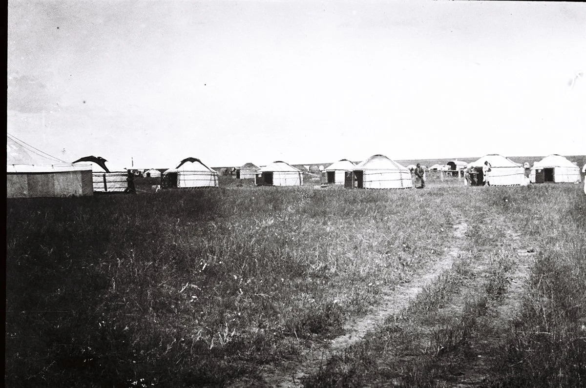  Group of yurts in Zabaikalia/Harbin museum photo 