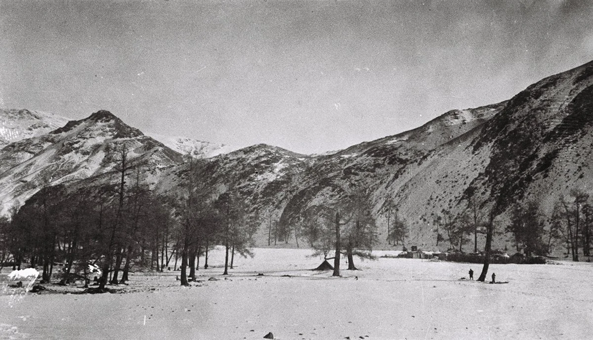  View in the Altai mts. W. Of Oland Dava. Dec 1927/OM/Lost neg. 