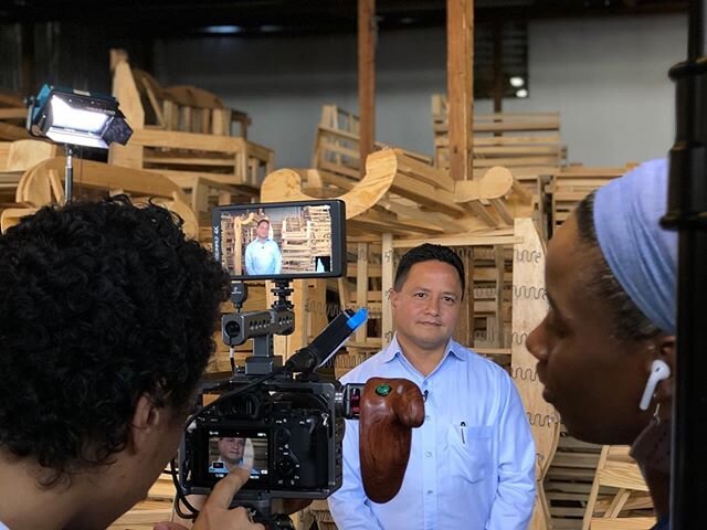 Last week behind the scenes with @business_access_tv and @oazan dropping major knowledge on how to start and maintain a long lasting business! #bossfurnitureja