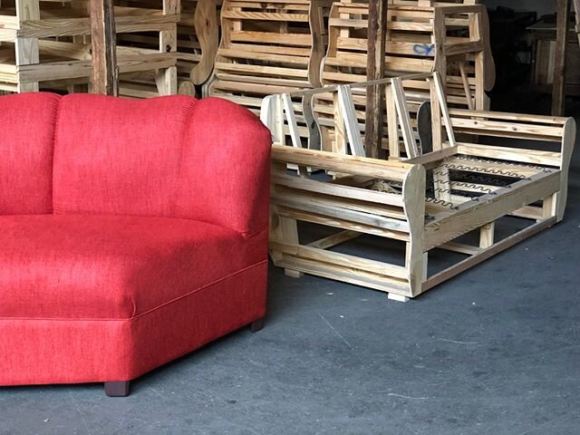 Dressed in red &amp; not dressed at all! #bossfurnitureja