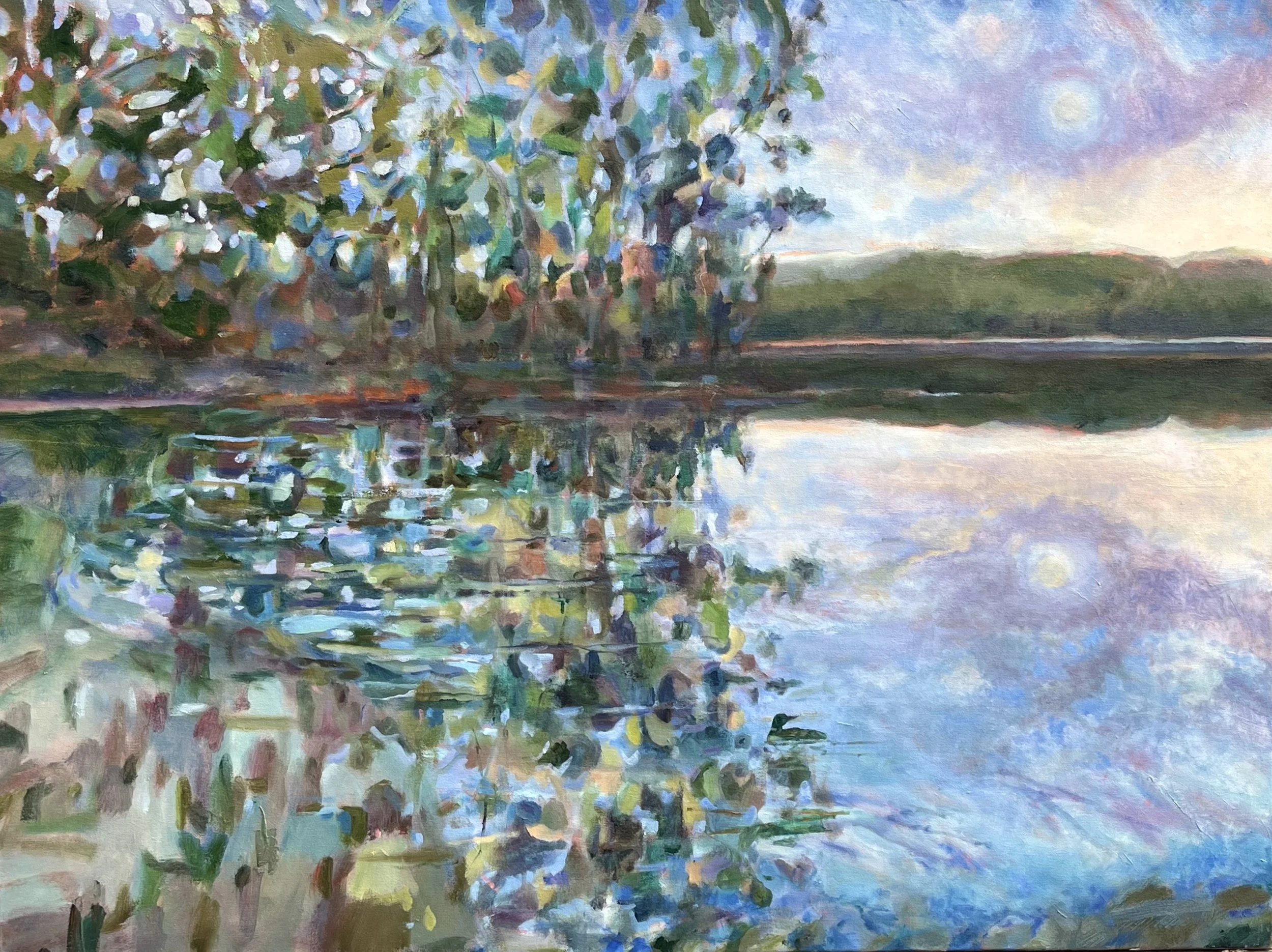 moon with loon
36" x 48"
$3600