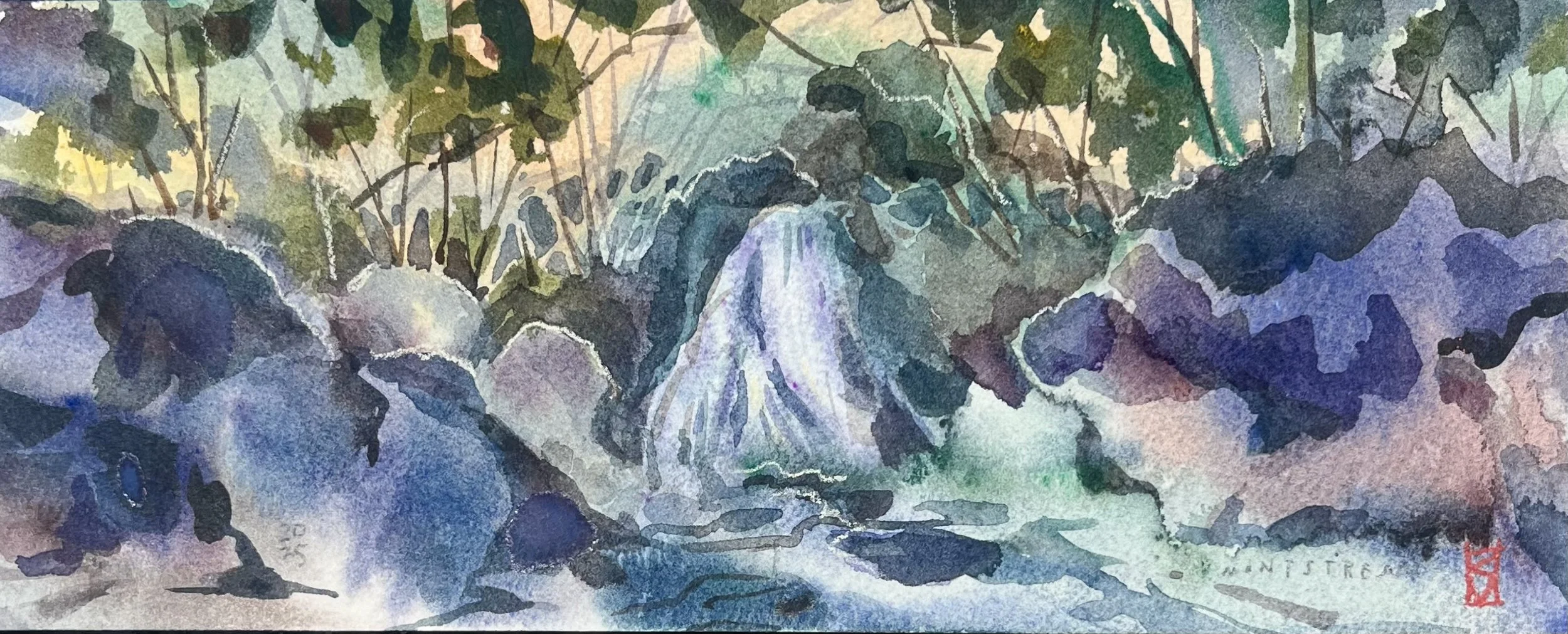falls
4" x 10" unframed
$150