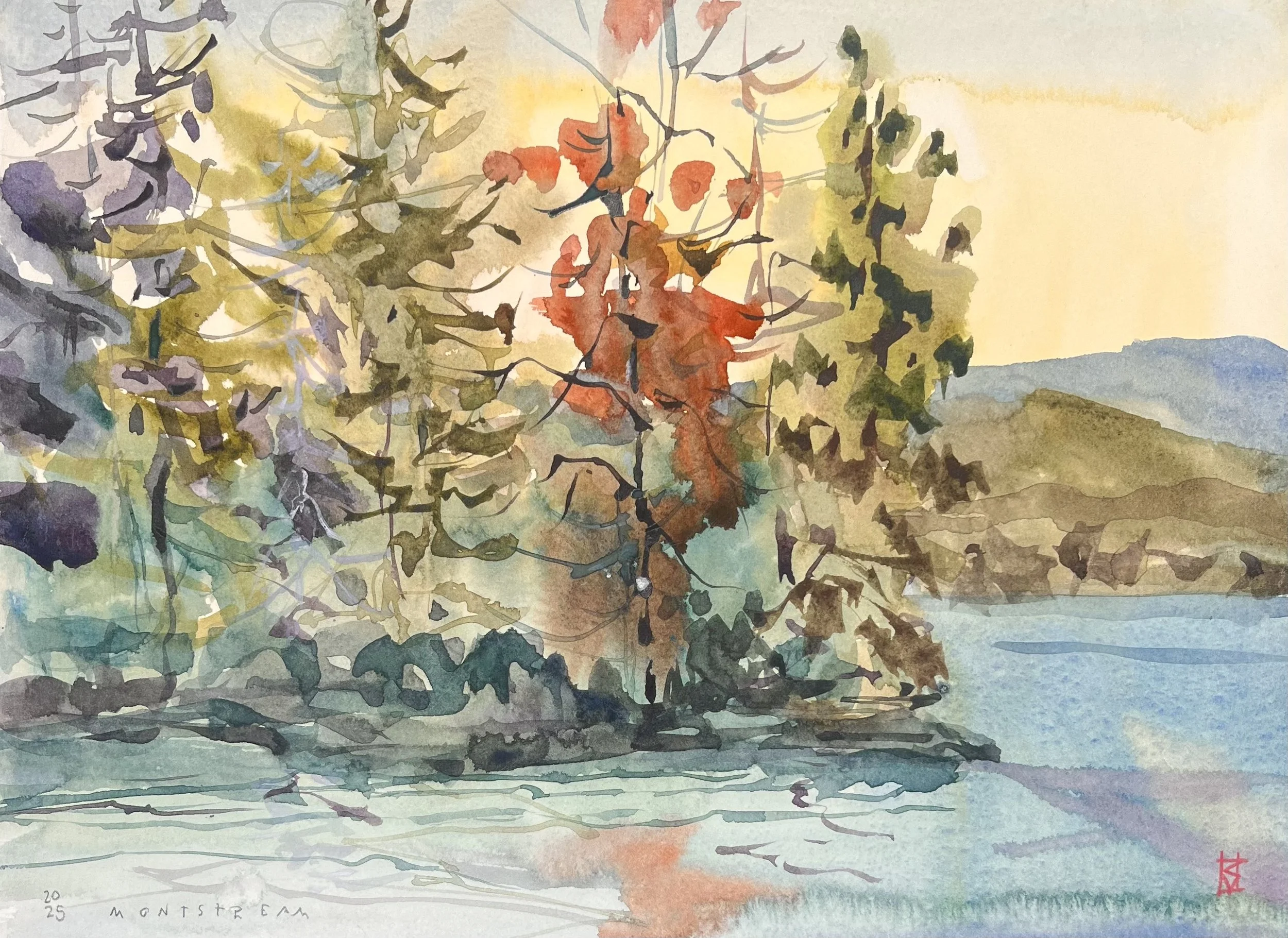 view from canoe
9" x 12" unframed
$250

